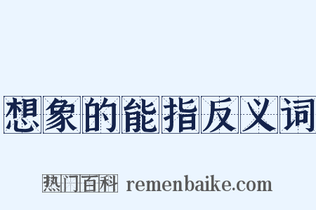 想象的能指反义词是什么意思的图片